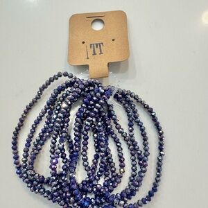 Purple Beaded Necklace